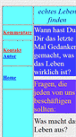 Mobile Screenshot of echtes-leben.de