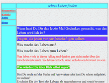 Tablet Screenshot of echtes-leben.de